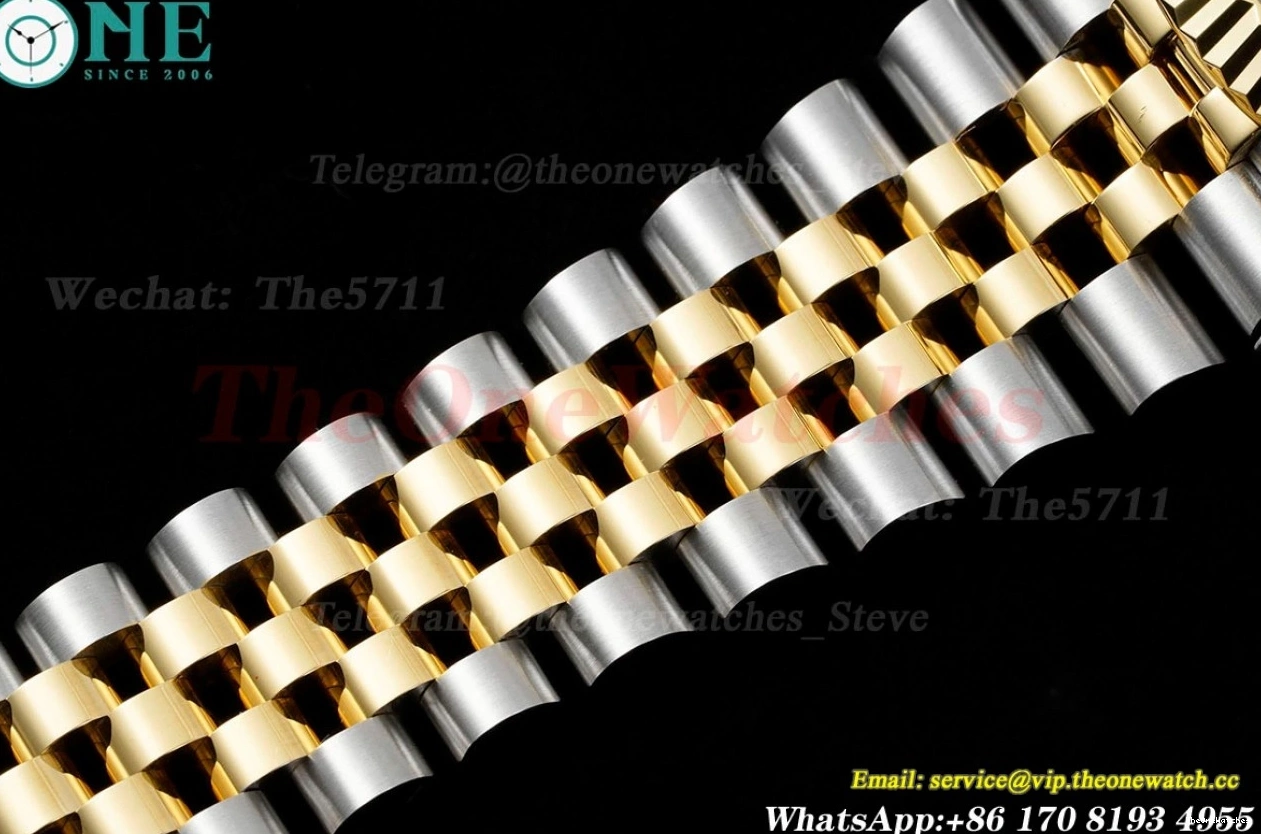 Blk SS VR3235 41MM YG 126333 Jub Datejust Stk GMF 904L 0211